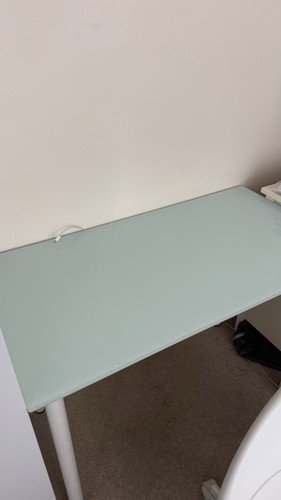 Ikea glass desk with - desk,