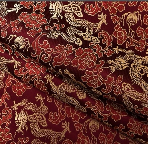 1mtr maroon gold dragon - 1mtr,