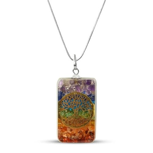 New chakra orgonite pendant - 7,
