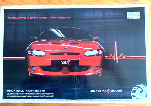 Vauxhall monaro vxr - vauxhall,