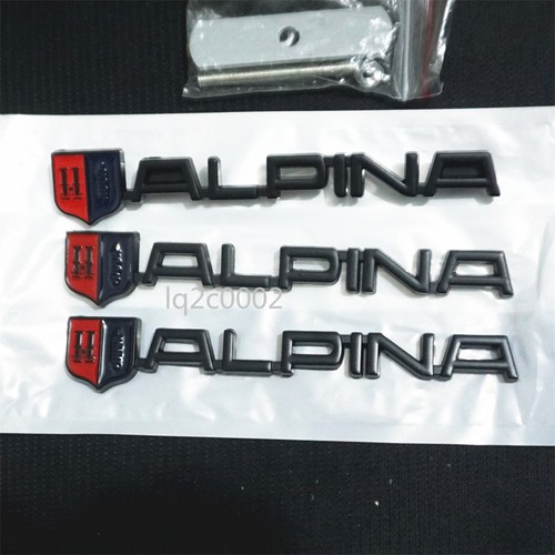 Matte black alpina metal - black,