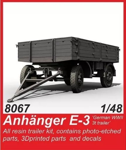 German anhänger e 3 - 1/48,