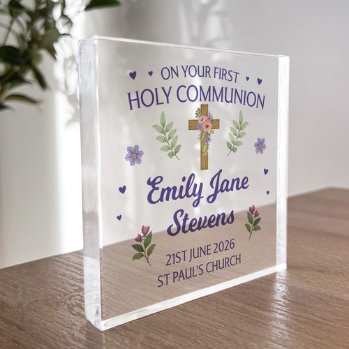 Personalised holy communion - personalised,