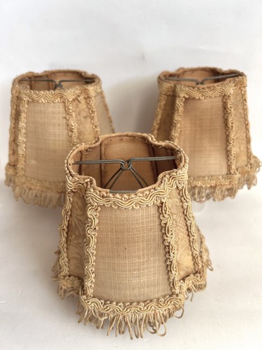Set vintage lamp shades - set,