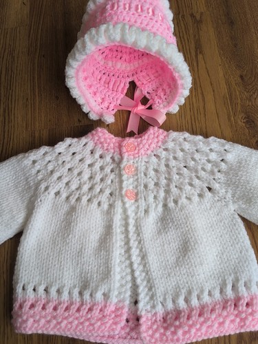 Handmade chunky baby cardigan - chunky,