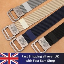 Mens Nylon Webbing Belt Double