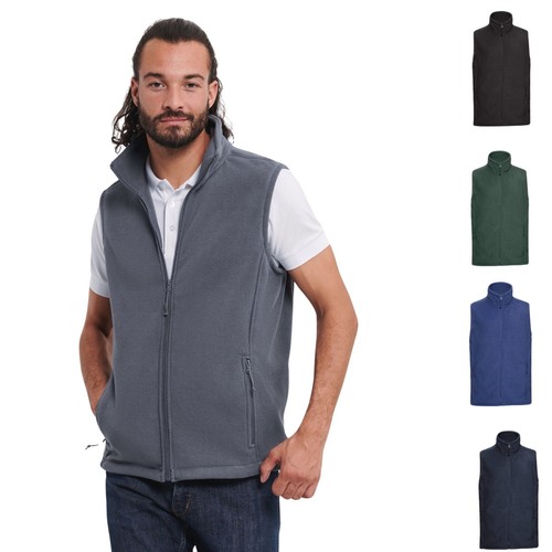 Russell mens fleece gilet - russell,