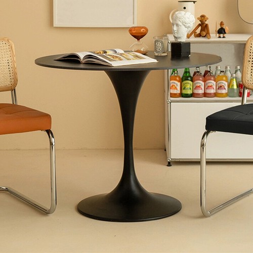 Modern round dining table - dining,