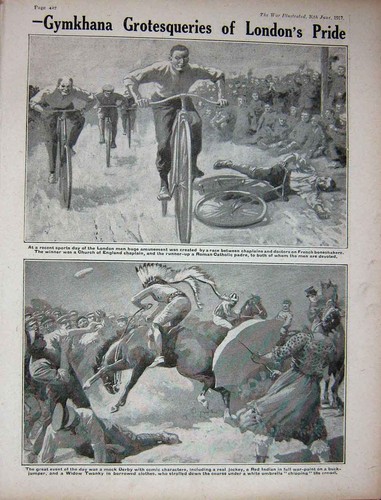 Old vintage print 1917 - vintage, ww1