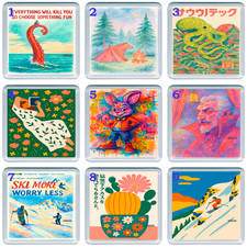 Acrylic Coaster Drink World Culture Art Mat with Global Traditions and Style