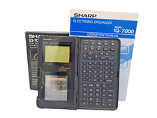 Sharp IQ-7000 Electronic Organizer Wizard PDA - Rare Collectible 1989 - New Open