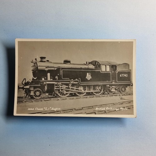 Steam railway postcard c1945 - steam,