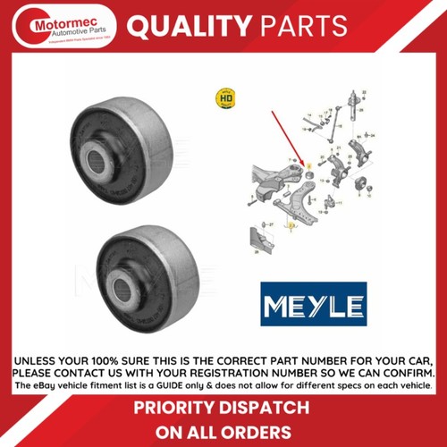 Meyle front wishbone bush - wishbone,