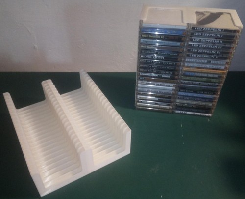 White minidisc tray - white,