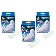 36 White Chalks 80mm x 7.5mm