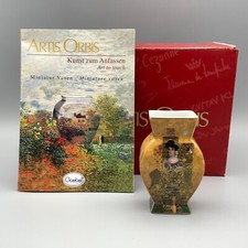 Gustav Klimt Artis Orbis Miniature porcelain Vase 8cms boxed