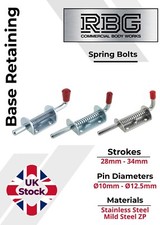 Spring loaded retaining shoot - spring,
