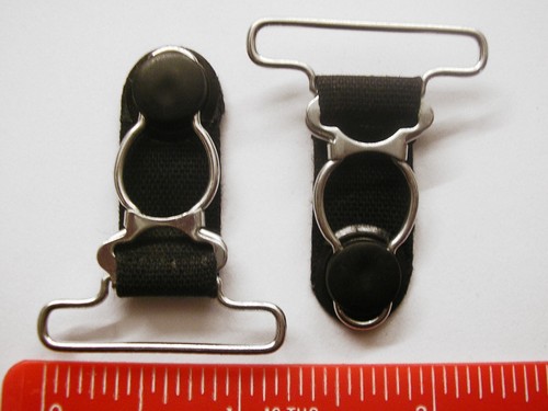 Suspender garter clips - suspender,, garter,