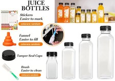 Plastic Empty Bottles 8x with