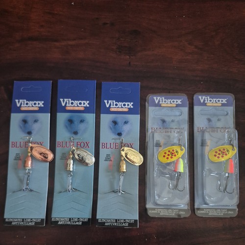 Blue fox vibrax spinners - spinners, 5