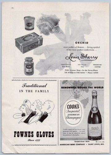 1946 louis sherry ice cream - ice,