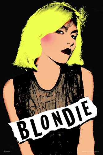 Laminated blondie poster - laminated,