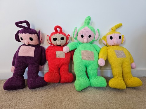 Teletubbies hand knitted soft - knitted,