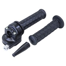 Throttle twist grip set black