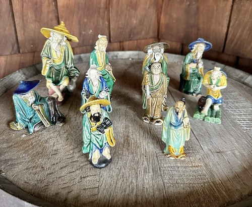 Antique vtg chinese mudmen - vtg,