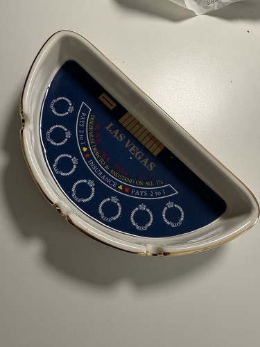 Blackjack table ash - table, tray