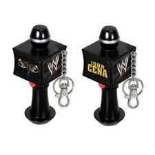 Wwe microphone keychain - wwe, 3