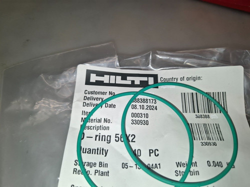 Hilti te1000 330930 o rings - #, o-rings