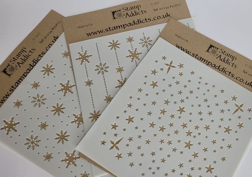 Christmas stencils stars - -, and