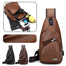 Men Chest Bag Pack Travel Sport Shoulder Sling Backpack Outdoor Cross Body Bags