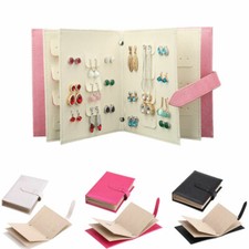 Creative Earring Necklace Jewelry Box Storage Organizer Case Holder Book Gift