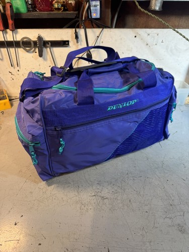 Vintage dunlop duffel - gym, bag
