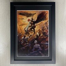 HARLEQUIN TROUPE FRAMED ART CHAOS DAEMONETTES ELDAR SOLITAIRE WARHAMMER 40K