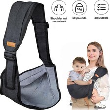 Easy Carrying Wrap Front Holding Ring Sling Baby Carrier Toddler Carrier Adjust