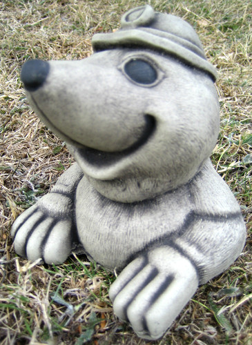 Funny mole garden ornament - funny,
