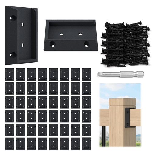 Pcs deck railing brackets - 50,