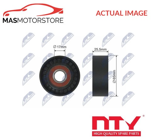 Ribbed belt tensioner pulley - v-ribbed,