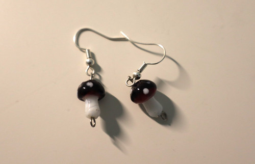 Cute pretty maroon mushroom - cute,