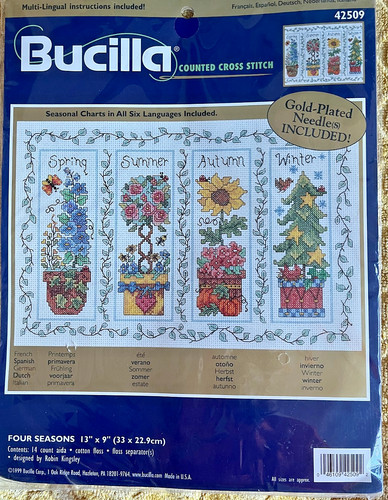 Bucilla cross stitch kit - bucilla,