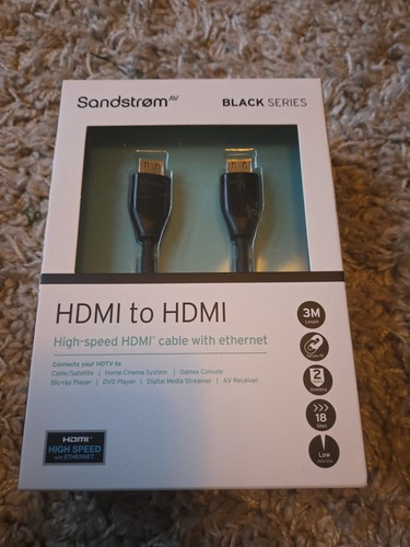 Sandstrom black series hdmi - sandstrom,