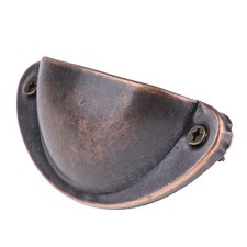 24pc Cupboard Door Cabinet Cup Drawer Furniture Retro Antique Pull Shell Handles