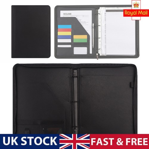 Ring zippered portfolio - pu,