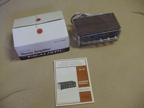 Vintage realistic stereo - realistic,