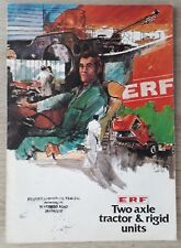 ERF Two Axle Tractor & Rigid Units Brochure c.1975