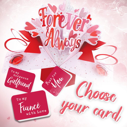 Forever always pop up card - always,
