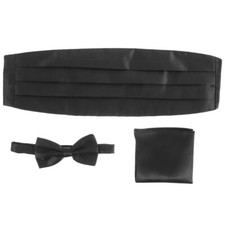  3 Pcs Dickie Bow Tie Black